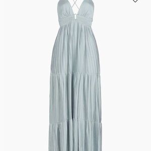Ba&Sh Wasta Tiered Maxi Dress in Bleuciel - Small